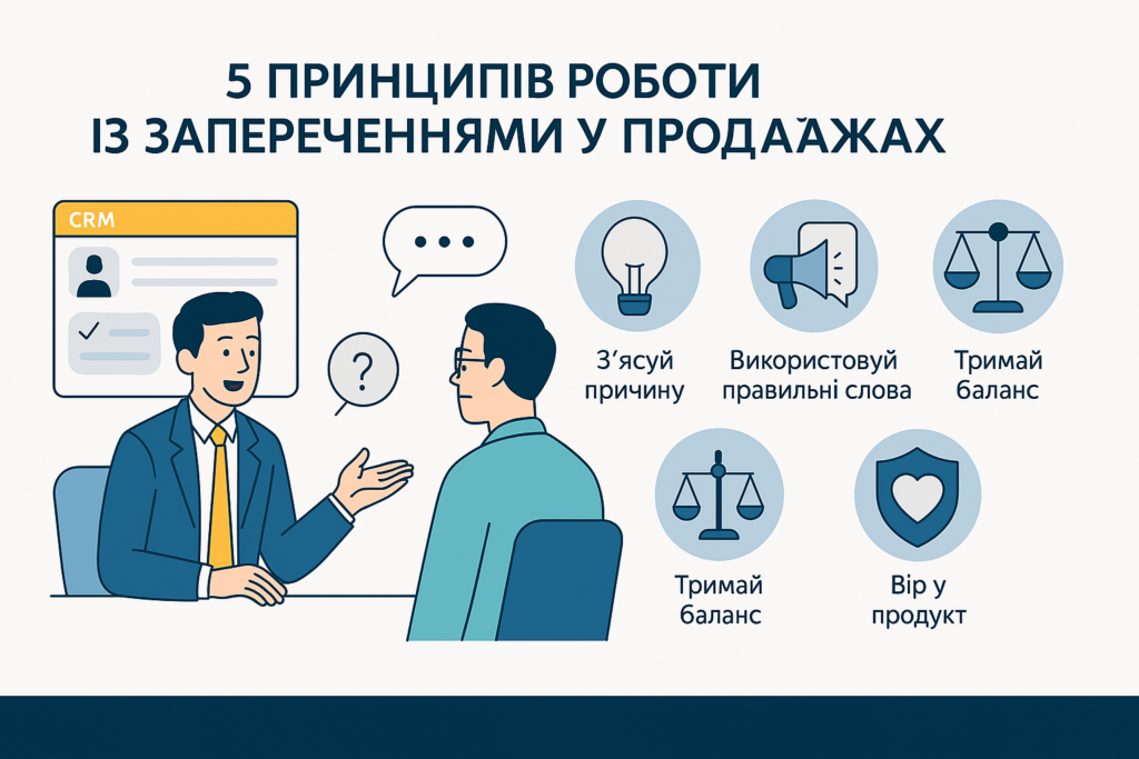 5 принципів роботи із запереченнями у продажах